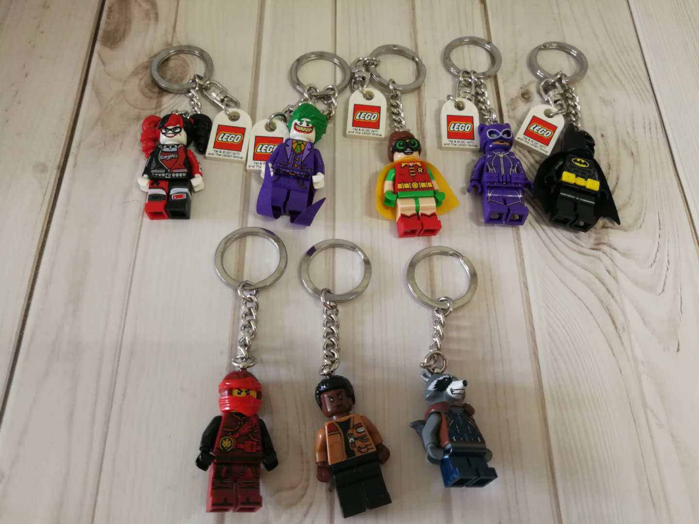 LEGO LEGO Super Heroes Phantom Ninja Batman Superman Minifigure Key Chain Buckle