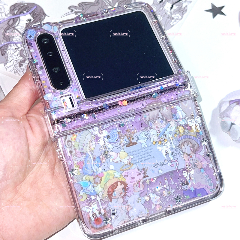 Rosie Love Purple Little Angel Huawei Purax Mobile Phone Case with Glue-Coated Hard Shell and Full Coverage with Magnetic Attachment Max