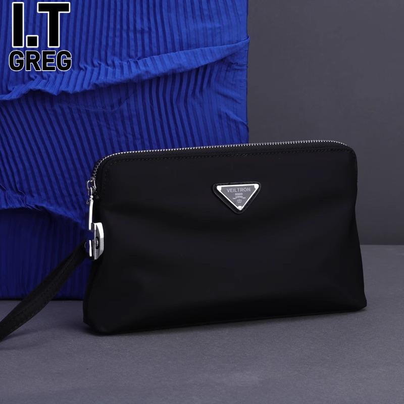 Hong Kong I.Tgreg Men's Oxford Cloth Clutch Bag Business Casual Handbag Large Capacity Password Lock Clutch Bag