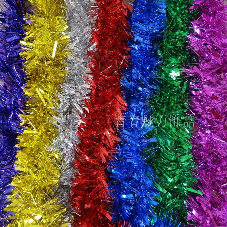 Color strips 61 Christmas wedding supplies hair strips pull flower ribbons color strips event party birthday room decoration