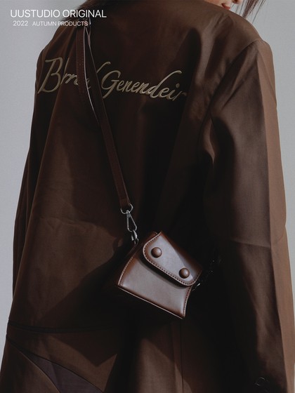 uustudio小众原创设计自制新款2022百搭扭扭包迷你单肩斜挎小方包