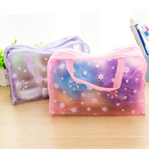 Tourism Needs Transparent Waterproof Makeup Bag Wash Toiletries Bag Wash Bath Supplies Cashier Bag
