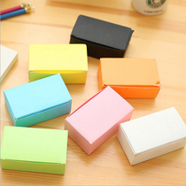 Student Thickening Blank DIY Graffiti Rounded Corner Small Card Office Color Blank Word Card Message Card