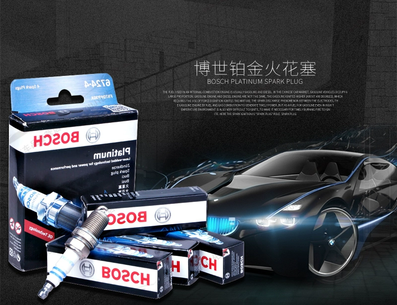 Bugi Bosch Platinum phù hợp với Zhijun Passat B5 Lingyu Golf 4 Bora Sagitar Santana Jetta bugi xipo cấu tạo bugi