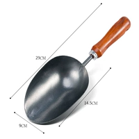 Твердое дерево садовая арт круглая лопата