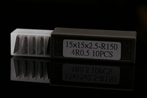 Drop-type blade 15 × 15 × 2 5-30 ° R 1 5 0 Chamfered 4R0 5 Wood-sided planing knife sheet