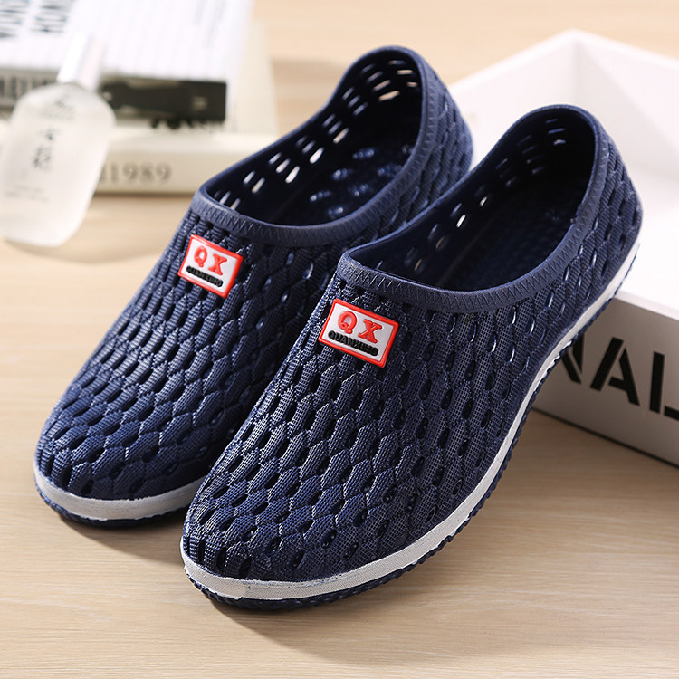 [USD 11.47] Every day special hole shoes men's plastic sandals rain