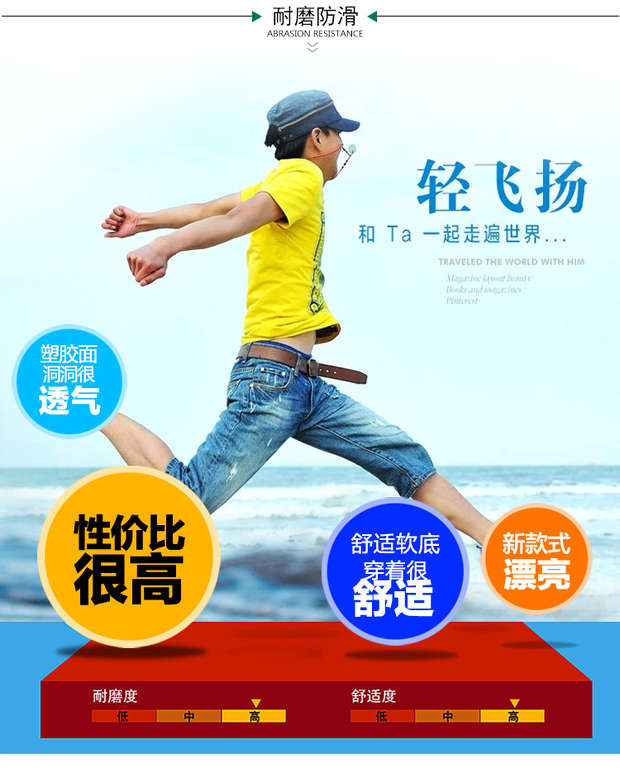 Mùa hè yến sào nam lỗ giày dép đôi giày thoáng khí thấp để giúp giày nhựa lưới giày đơn giày đi biển giày đẹp nam