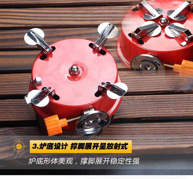 Bếp lò ngoài trời Bếp sen cầm tay gió chia bếp gas cắm trại dã ngoại lò cassette - Bếp lò / bộ đồ ăn / đồ nướng dã ngoại bếp ga mini du lịch gấp gọn được