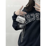 Сумка через плечо, универсальная серебряная сумка на одно плечо, маленький кошелек