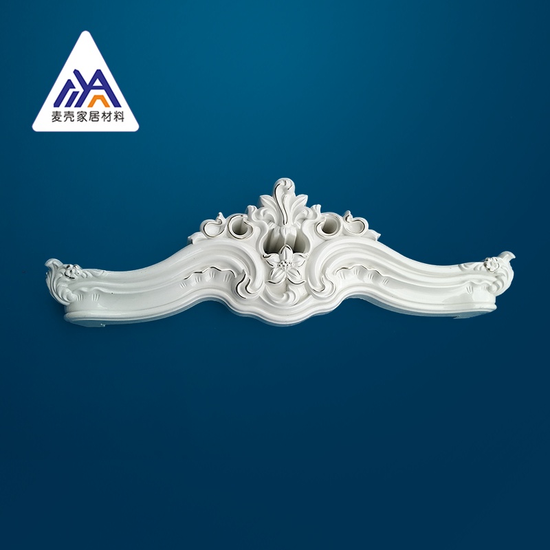 European-style wardrobe top line Custom wardrobe cabinet cap top hat Overall cabinet wine cabinet bookcase corner flower plastic top line flower