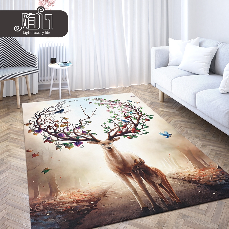 Nordic Rug Bedroom Living Room Door Cushion Full Of Adorable Bedside Tea Table Sofa Office Rectangular Mat New