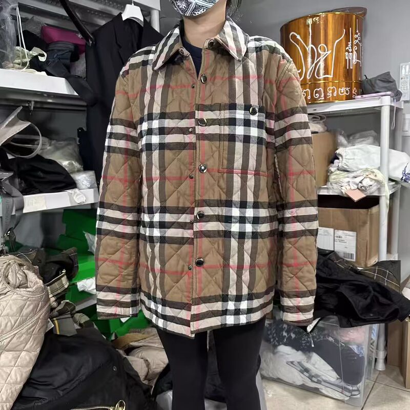 Burberry Men's Classic Plaid Cotton Jacket 8084187/8091459 Us Purchasing Agent 6.2Mc