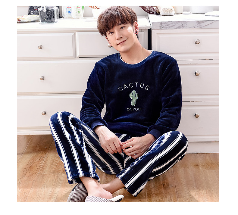 Pyjama mixte en Polyester Polyester  à manches longues - Ref 3005797 Image 11