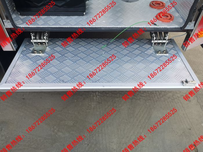 Fire Truck Foot Pedal, Flip-Up Pedal, Boarding Pedal, Firefighter-Specific, Non-Slip, Stainless Steel, Aluminum Alloy