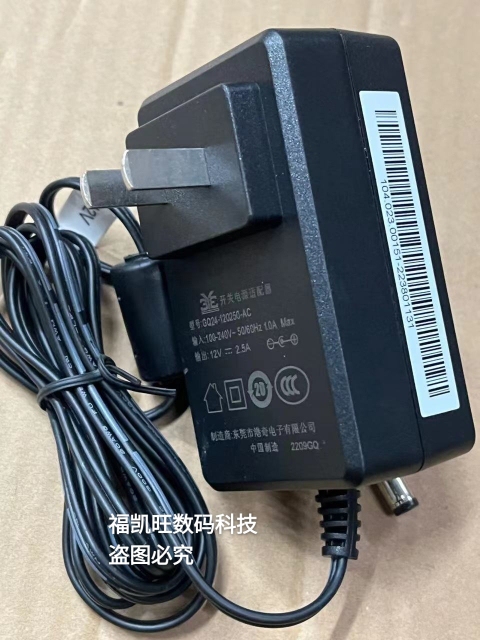 Original Hong Kong Mag Massager Surveillance Video Recorder Display Charger Cable 12V 2.5A Power Adapter