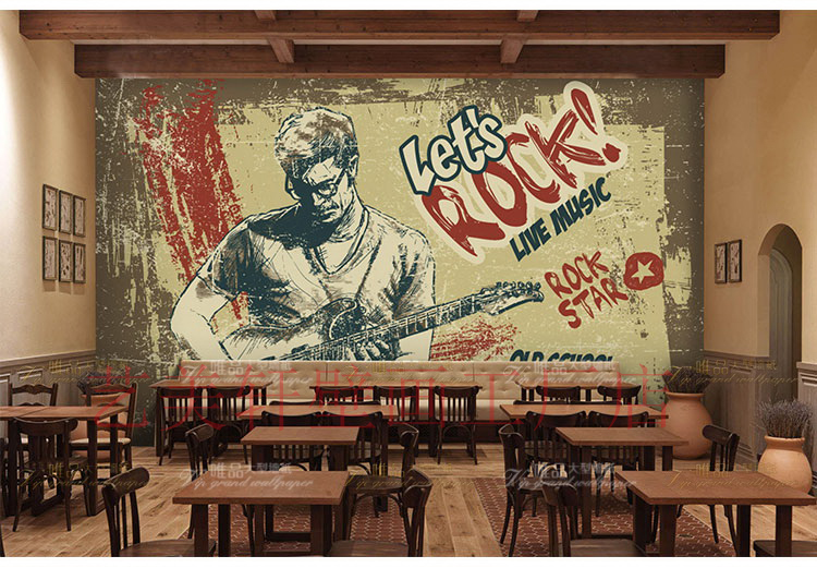 Affiche murale géante nostalgie rétro - papier peint en soie - Ref 2450192 Image 39