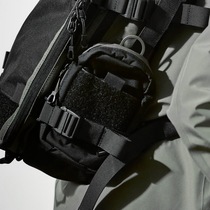 (FOXBAT-FOX INDUSTRY) LEG-14 CORDURA FUNCTIONAL MORALE CHAPTER TYPESETTING ATTACHED BAG HUNG BAG BLACK