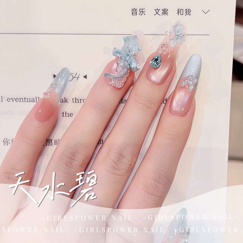 【Tian Shui Bi】Girlspower Designer Niche Handmade Wearable Nails