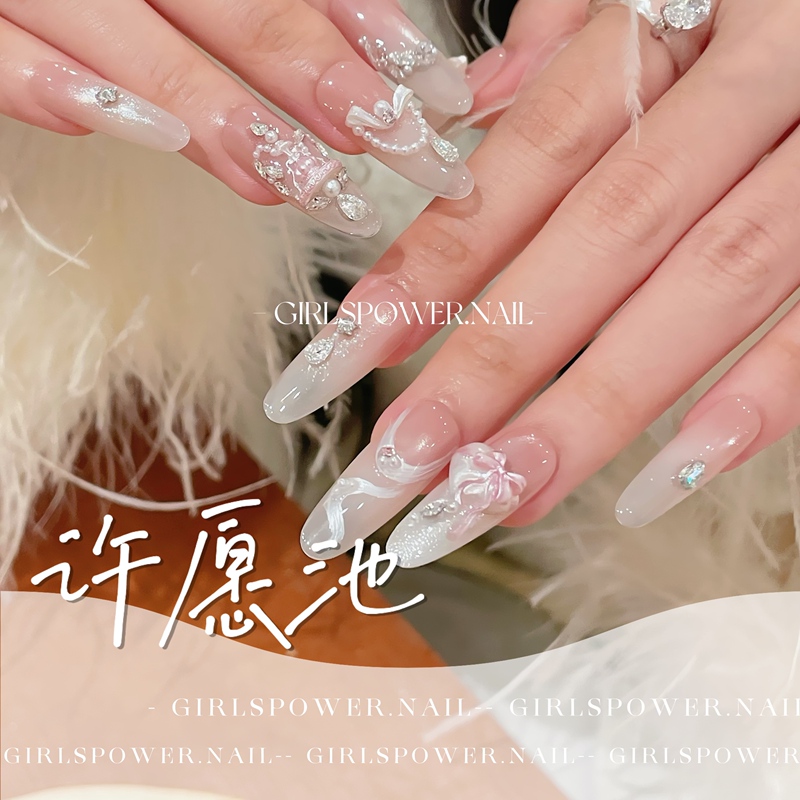 [Wishing Well] Girlspower Designer Niche Handmade Wearable Nails