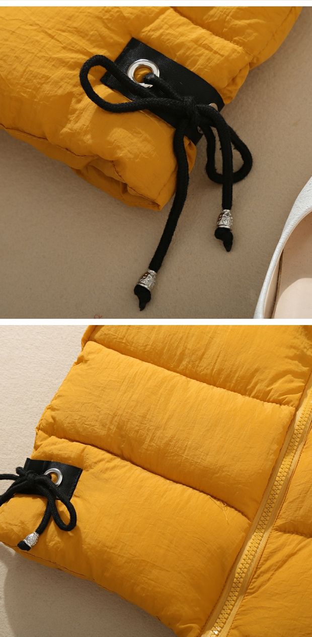 Áo khoác vest nữ phiên bản Hàn Quốc của áo khoác mùa thu đông Các mẫu áo không tay dài áo vest trùm đầu Phiên bản Hàn Quốc của áo vest thủy triều áo khoác nữ hàn quốc