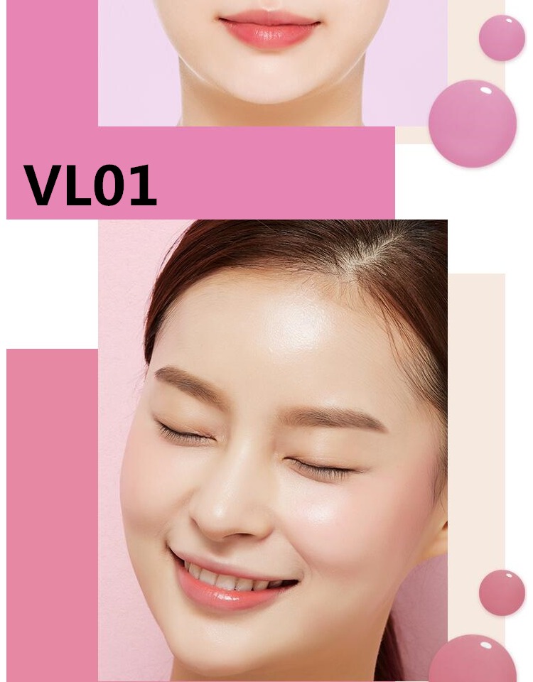 Chất lỏng APIEU 腮 đốm tóc thứ hai be01 net màu đỏ vả đỏ Hàn Quốc BEO1 màu trà sữa - Blush / Cochineal má hồng maybelline