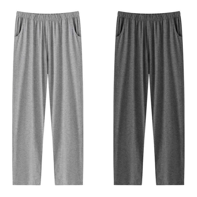 Modal Women's Pajama Pants Summer Pure Cotton Long Pants Thin Loose Wide-Leg Casual Home Wear Can Be Worn Outside Women's Home Pants