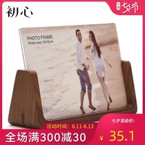 Wooden photo frame table seven-inch creative eight 6 6 7 inch acrylic 8 photo wall ins custom solid wood photo frame 10