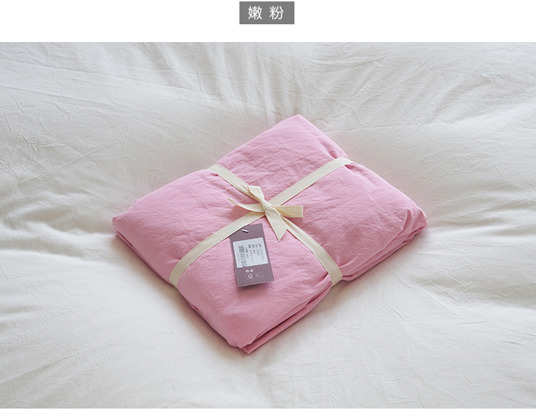 Net đỏ một mảnh khăn trải giường cotton bông rửa rắn Khăn màu bông 1,5m 1,8 m đơn giường đôi Li cũ thô - Trang bị Covers Ga phủ giường