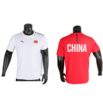 ANTA ANTA national flag sports round neck T-shirt short sleeve short sleeve shirt clothing men and women summer casual top