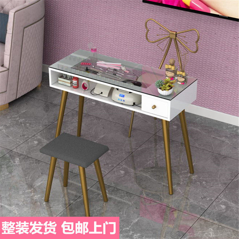 Nail Art Table Special Economical Single Table and Chair Set Double Simple Modern Nordic Net Red Special Deal - Taobao