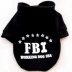 Mới mùa thu đông quần áo thú cưng FBI áo len thời trang đẹp trai quần áo thú cưng quần áo cotton dày - Quần áo & phụ kiện thú cưng