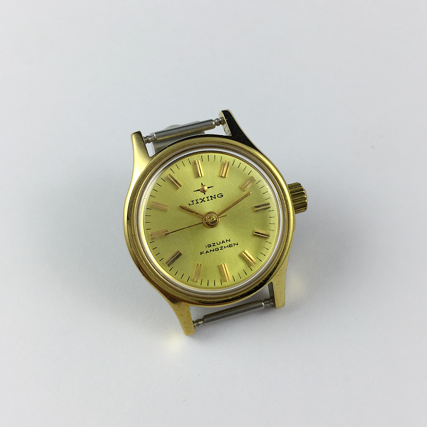 Original stock Jilin Watch Factory Jixing Link Order Yellow - faced Machinery Watch - Watch 25 mm diameter delivery belt