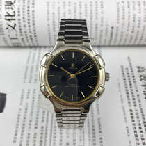Original inventory Shanghai watch factory Jinji brand nail black steel band manual mechanical watch diameter 35mm
