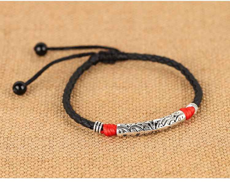 Vòng chân nam nữ, cặp vợ chồng Nhật Bản và Hàn Quốc, vòng chân, một đôi phiên bản tiếng Hàn của học sinh đơn giản, Sen, dây thừng, cặp vợ chồng, quà tặng, năm lợn vòng chân bạc nữ đẹp