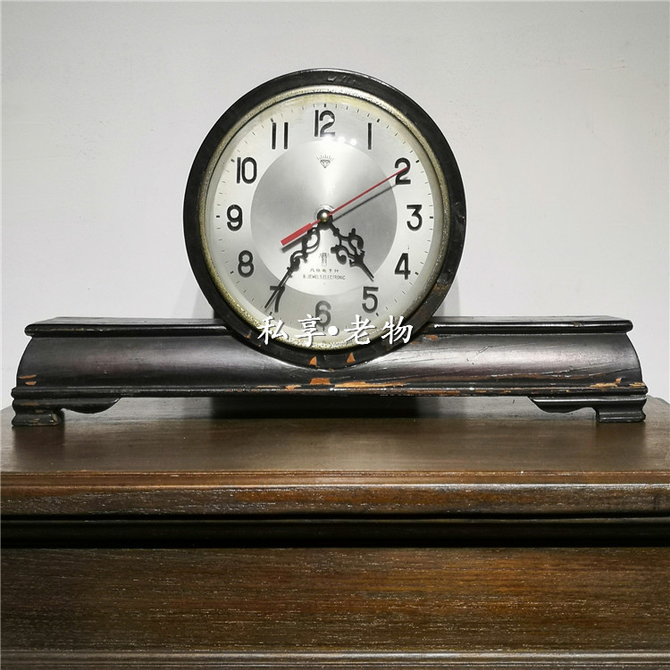 Old Shanghai clock masonry clock, mechanical clock, clock, clock, rare and unusable