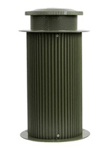 360-degree pronunciation outdoor semi-embedded aluminum alloy Community Park lawn speaker green grassland audio
