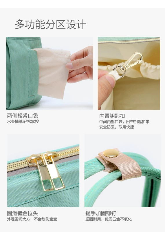 Mommy bag 2019 thời trang mới túi mẹ và bé đeo vai đa chức năng túi đựng đồ mẹ nữ cho bé đi chơi phiên bản Hàn Quốc - Túi / túi Baby