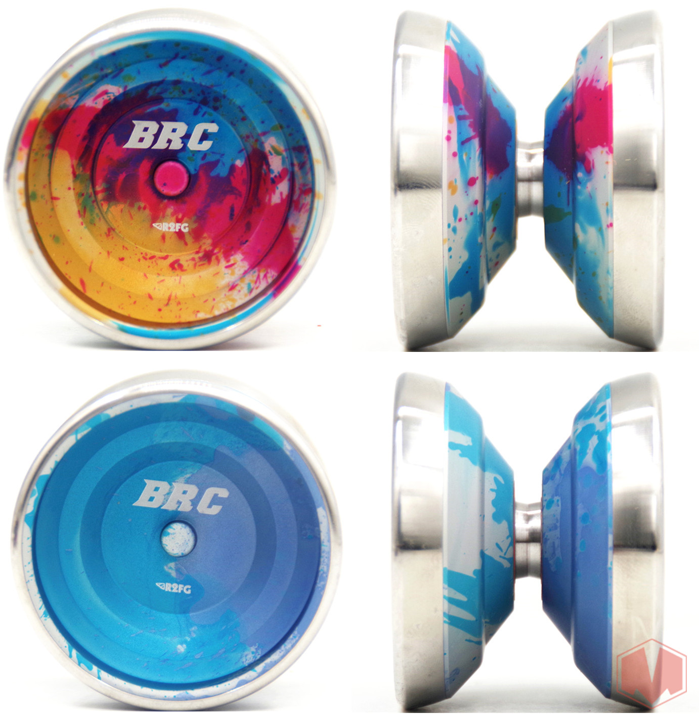 Vòng thể thao chuyên nghiệp R2FG YOYO BRC mới Yo-Yo Yo-Yo Vòng thép không gỉ 1A3A5A - YO-YO các loại yoyo