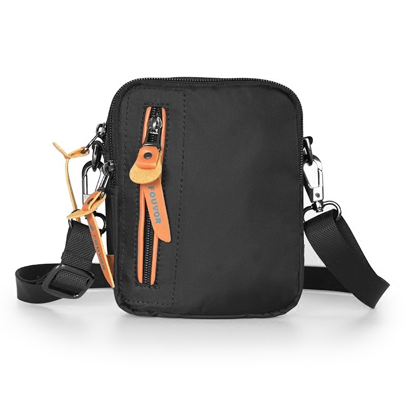 Mini waist bag men's small belt waist bag shoulder messenger bag waterproof vertical travel bag leisure backpack