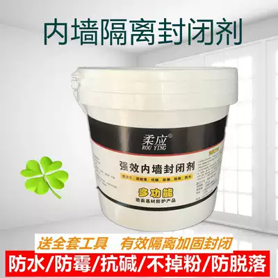 Interior Wall sealer waterproof indoor and outdoor wall soil soil seepage, mildew and peeling skin repair paste transparent tape coating