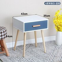 Solid wood bedside table 40cm wide cabinet simple mini locker 50cm oak sideboard economical