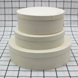 Упаковка, круглая деревянная коробка, двухэтажный мусс