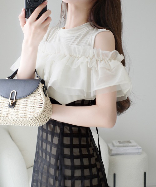 Limited Time Discount Twins Tokyo Purchase Mily Bilet Mesh Off-Shoulder Waist-Cinching Dress Mi1019093 Limited Time Discount Twins Tokyo Purchase Mily Bilet Mesh Off-Shoulder Waist-Cinching Dress Mi1019093