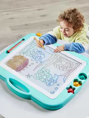 Children's large drawing board magnetic color writing board magnetic pen children's three-year-old baby graffiti board small drawing board