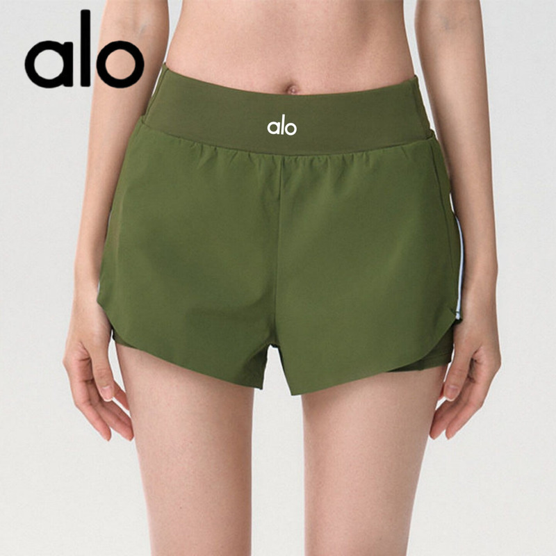 Aio Fake Two-Piece Yoga Shorts for Women, Lightweight and Breathable Sports Fitness Pants, Anti-Exposure Running Training Pants, Summer 26 Aio Fake Two-Piece Yoga Shorts for Women, Lightweight and Breathable Sports Fitness Pants, Anti-Exposure Running Training Pants, Summer 26