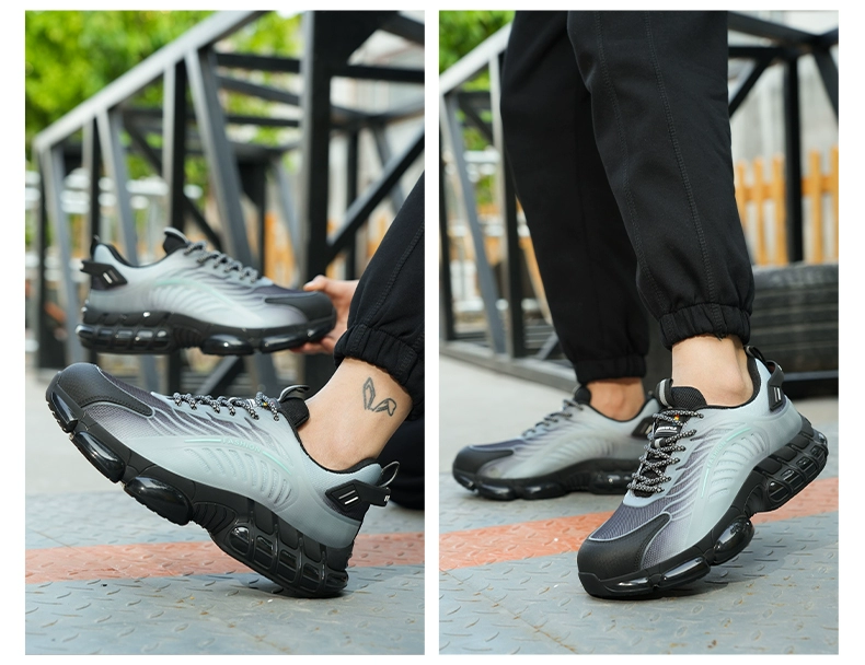 Labor protection shoes for men with steel toe caps, anti-smash, anti-stab, safe and wear-resistant for construction site, lightweight, soft-soled, breathable, anti-odor, women's four-season autumn and winter