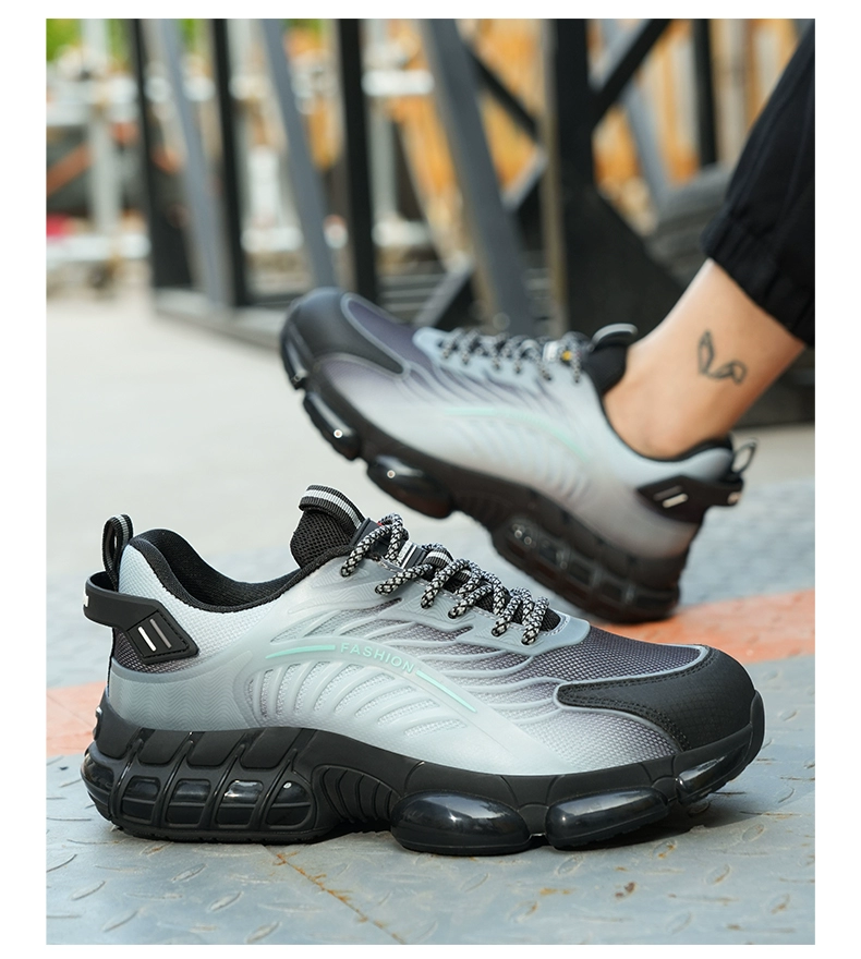 Labor protection shoes for men with steel toe caps, anti-smash, anti-stab, safe and wear-resistant for construction site, lightweight, soft-soled, breathable, anti-odor, women's four-season autumn and winter