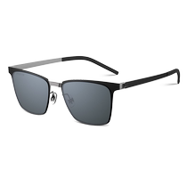 Baosheng sunglasses ultra-clear polarized sunglasses for men and women simple sun protection glasses square frame driving glasses ins internet celebrity