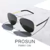 Baosheng sunglasses Men's and women's HD polarized driving mirror fashion sunglasses Lightweight screw-free toad mirror